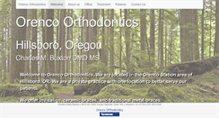 Desktop Screenshot of orencoorthodontics.com